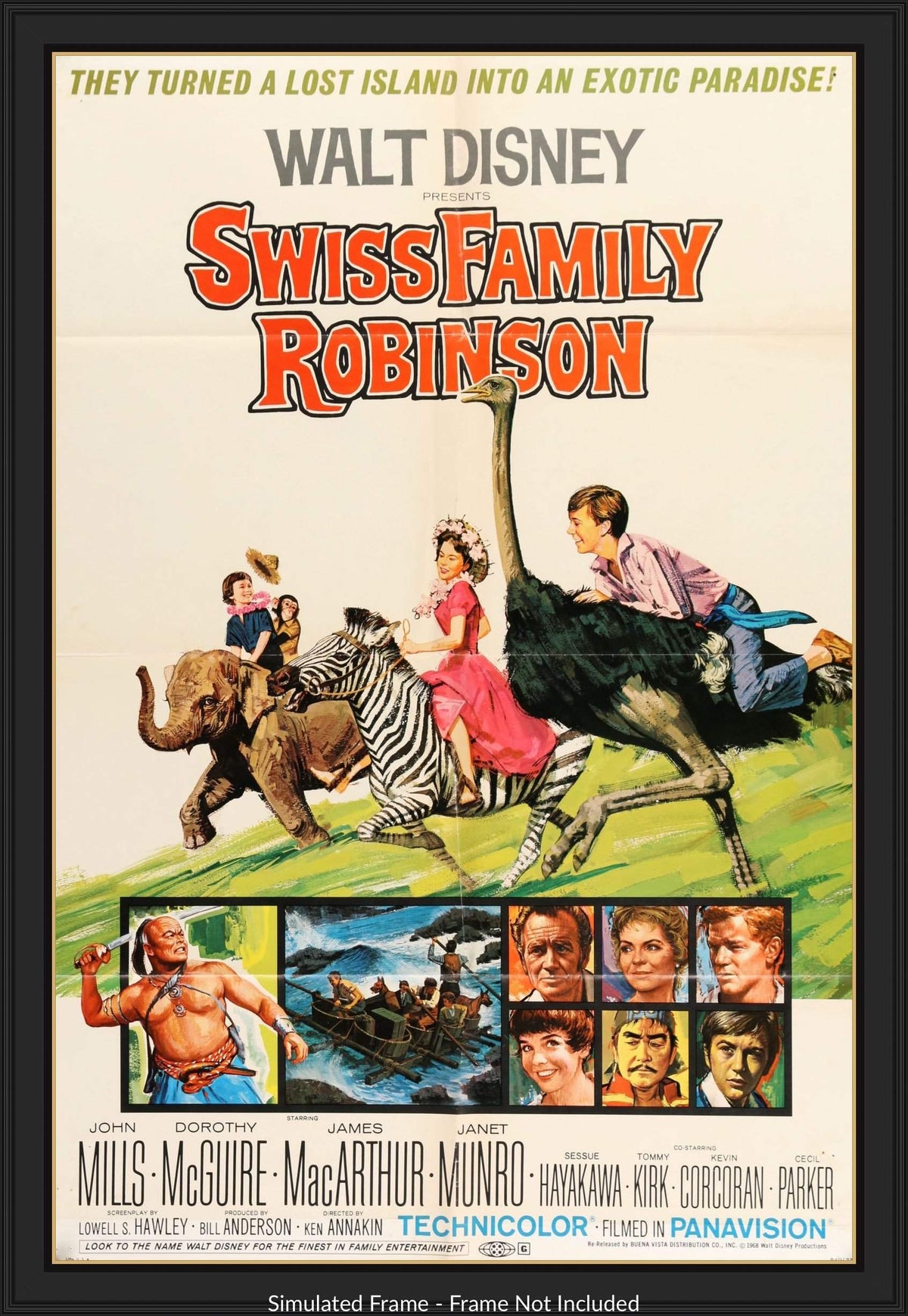 Swiss Family Robinson (1960) original movie poster for sale at Originalfilmart