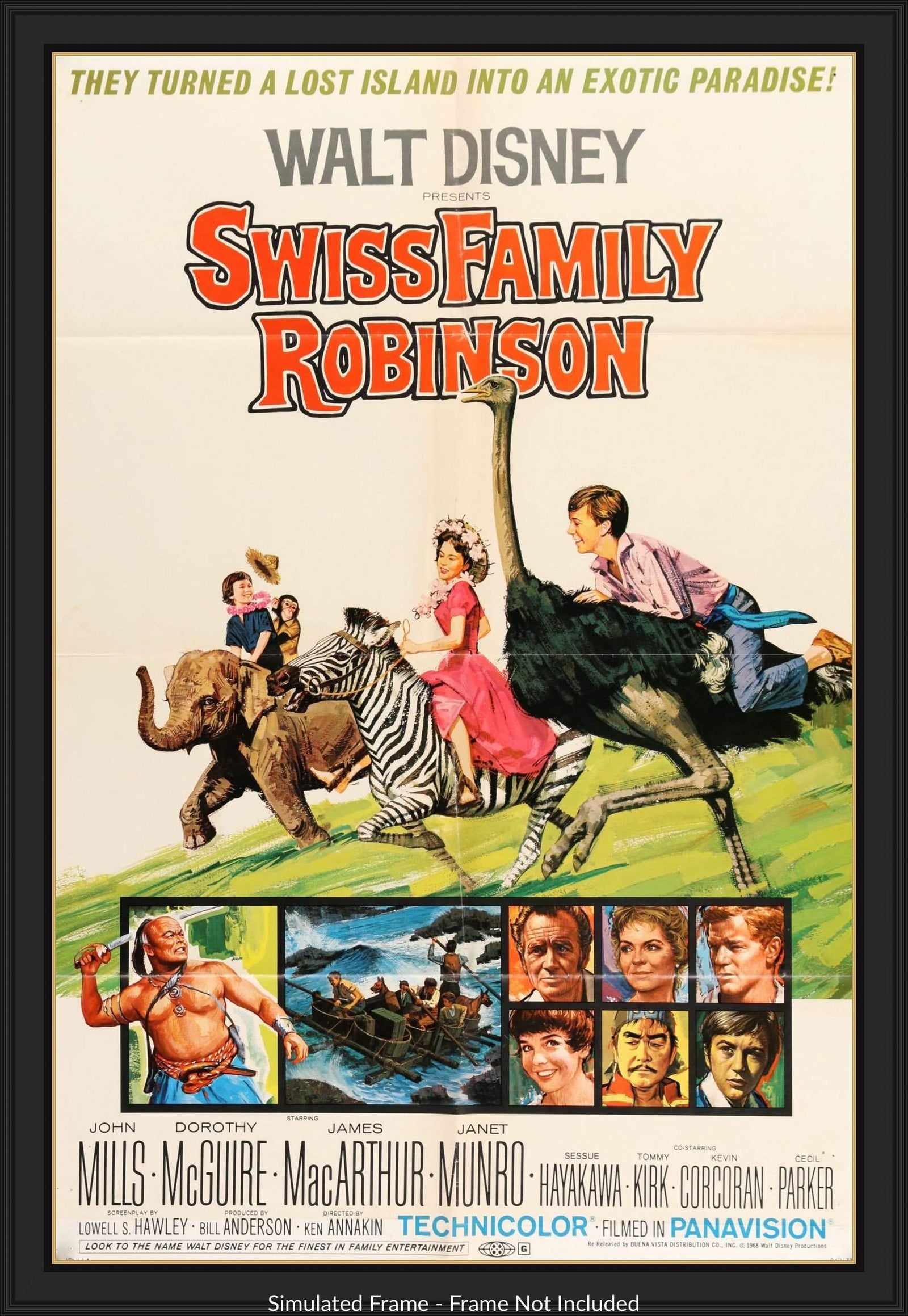 Swiss Family Robinson (1960) original movie poster for sale at Originalfilmart