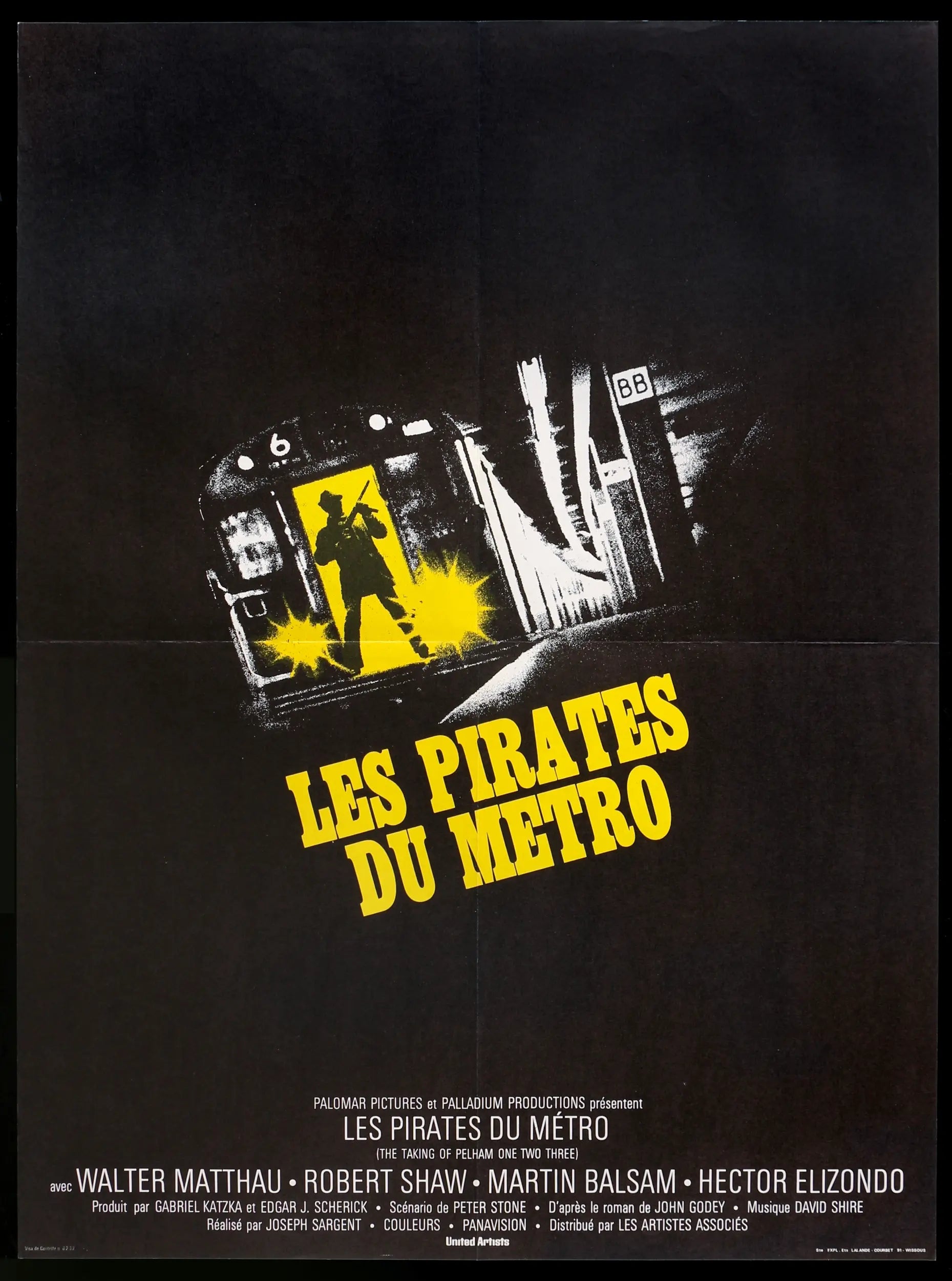 Taking of Pelham One Two Three (1974) original movie poster for sale at Originalfilmart