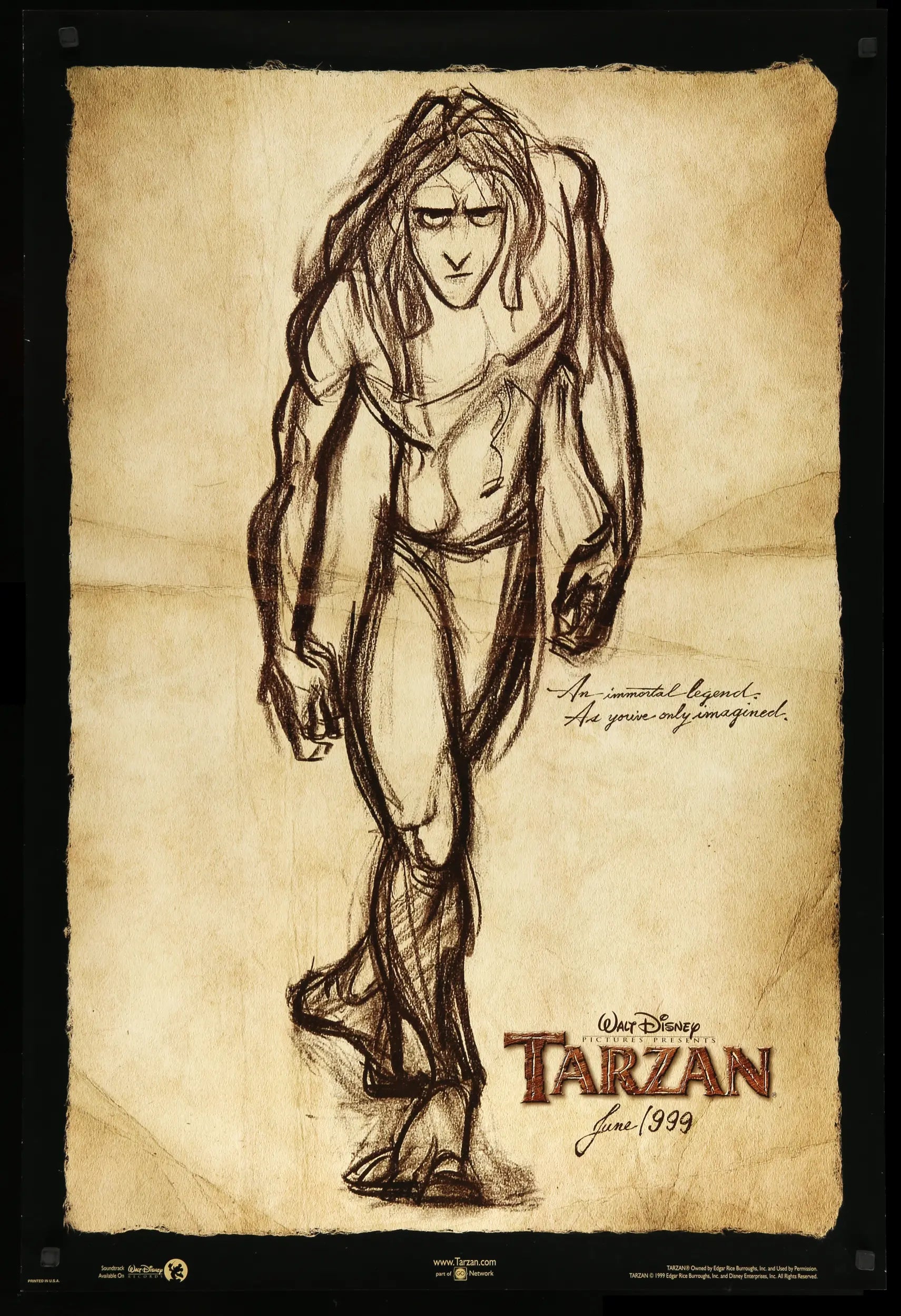Tarzan (1999) original movie poster for sale at Originalfilmart