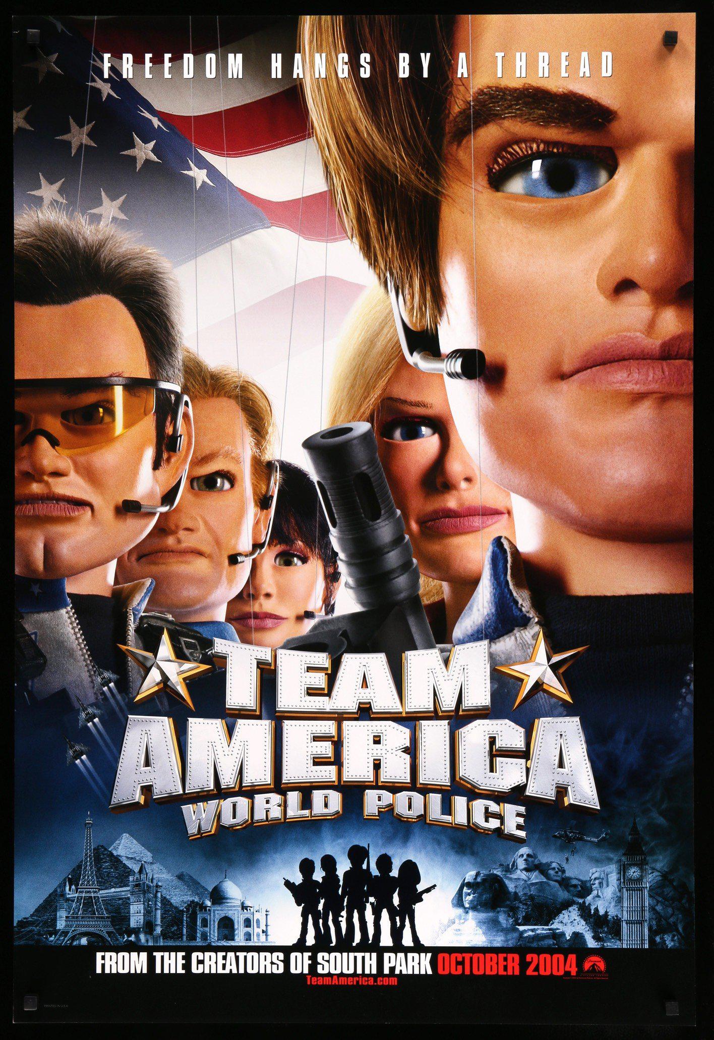 Team America: World Police (2004) original movie poster for sale at Originalfilmart