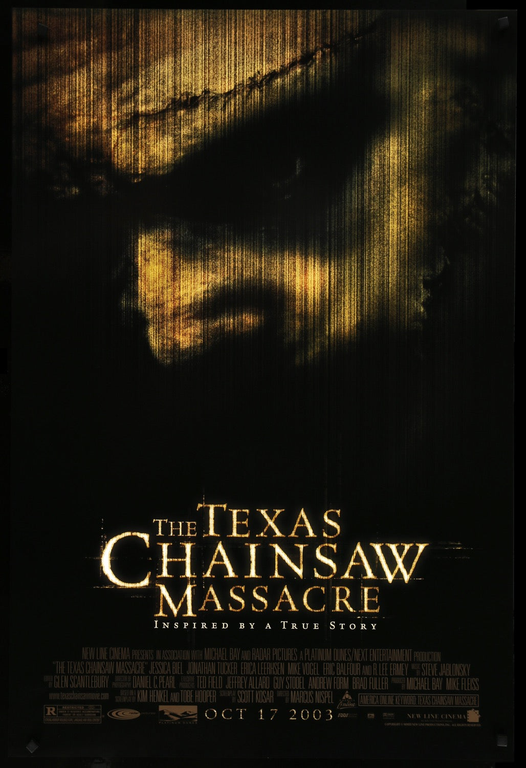 Texas Chainsaw Massacre (2003) original movie poster for sale at Originalfilmart