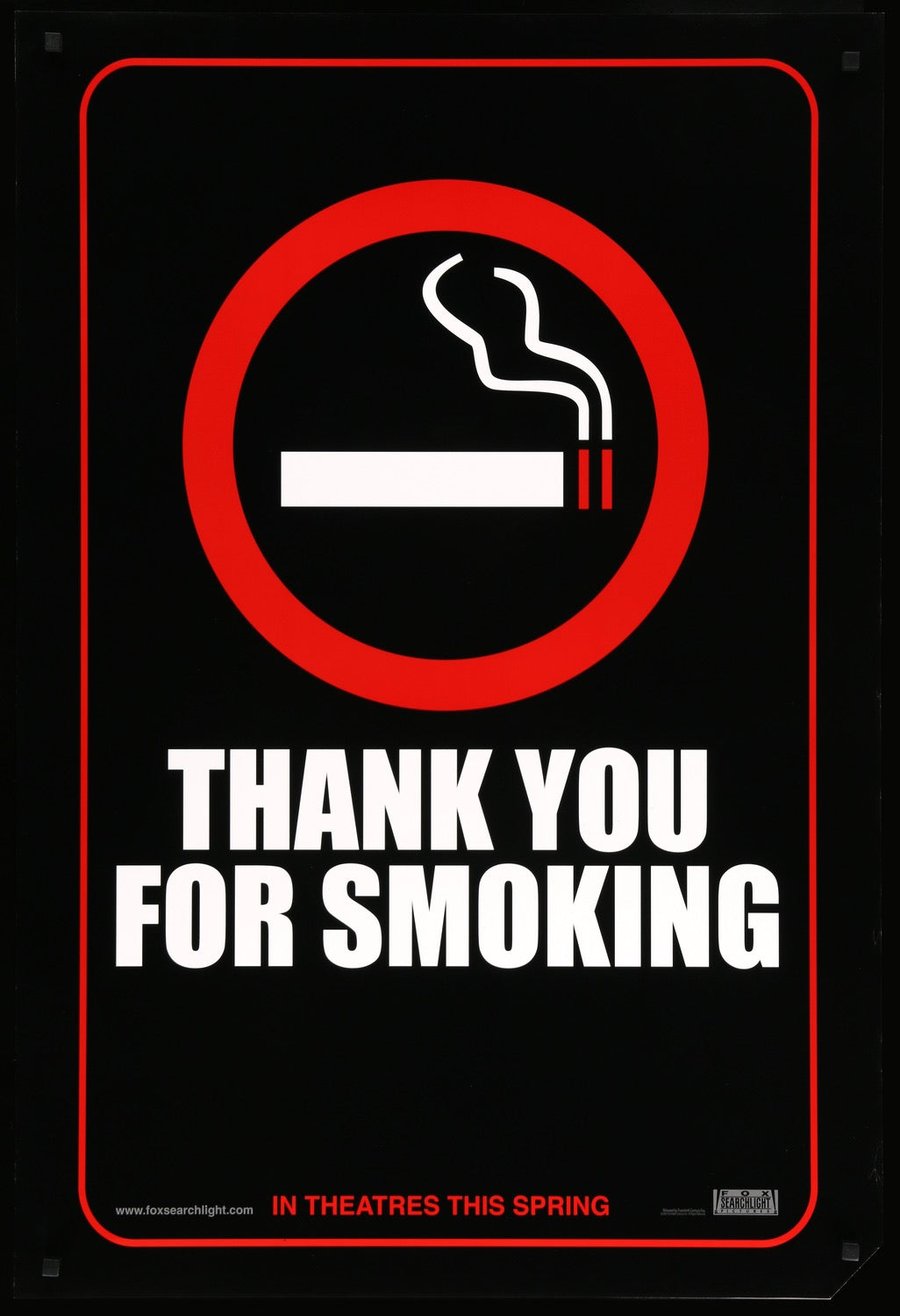 Thank You for Smoking (2006) original movie poster for sale at Originalfilmart