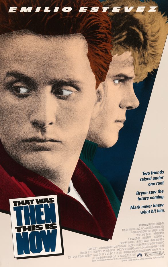 That Was Then...This is Now (1985) original movie poster for sale at Originalfilmart