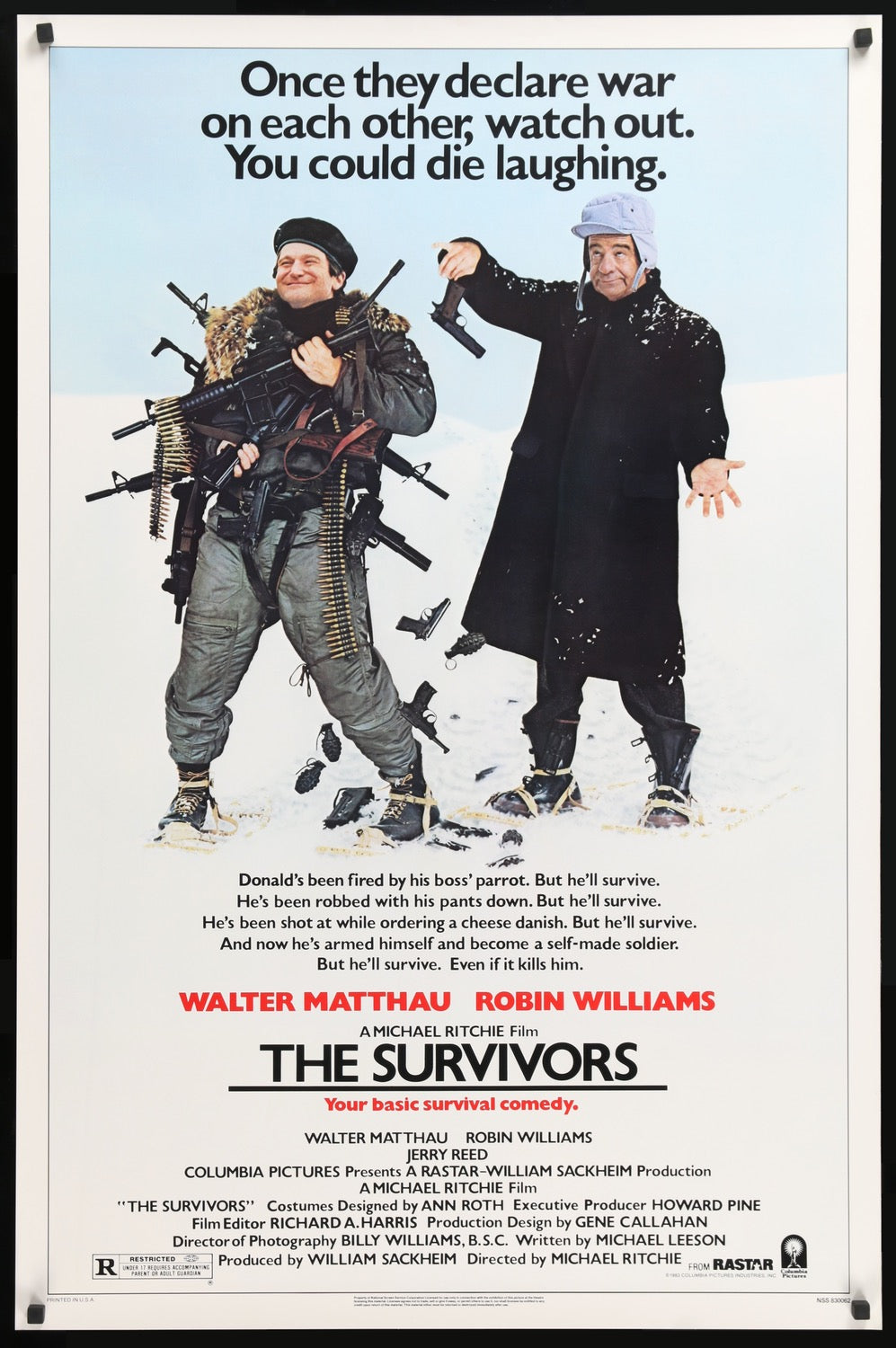 Survivors (1983) original movie poster for sale at Originalfilmart