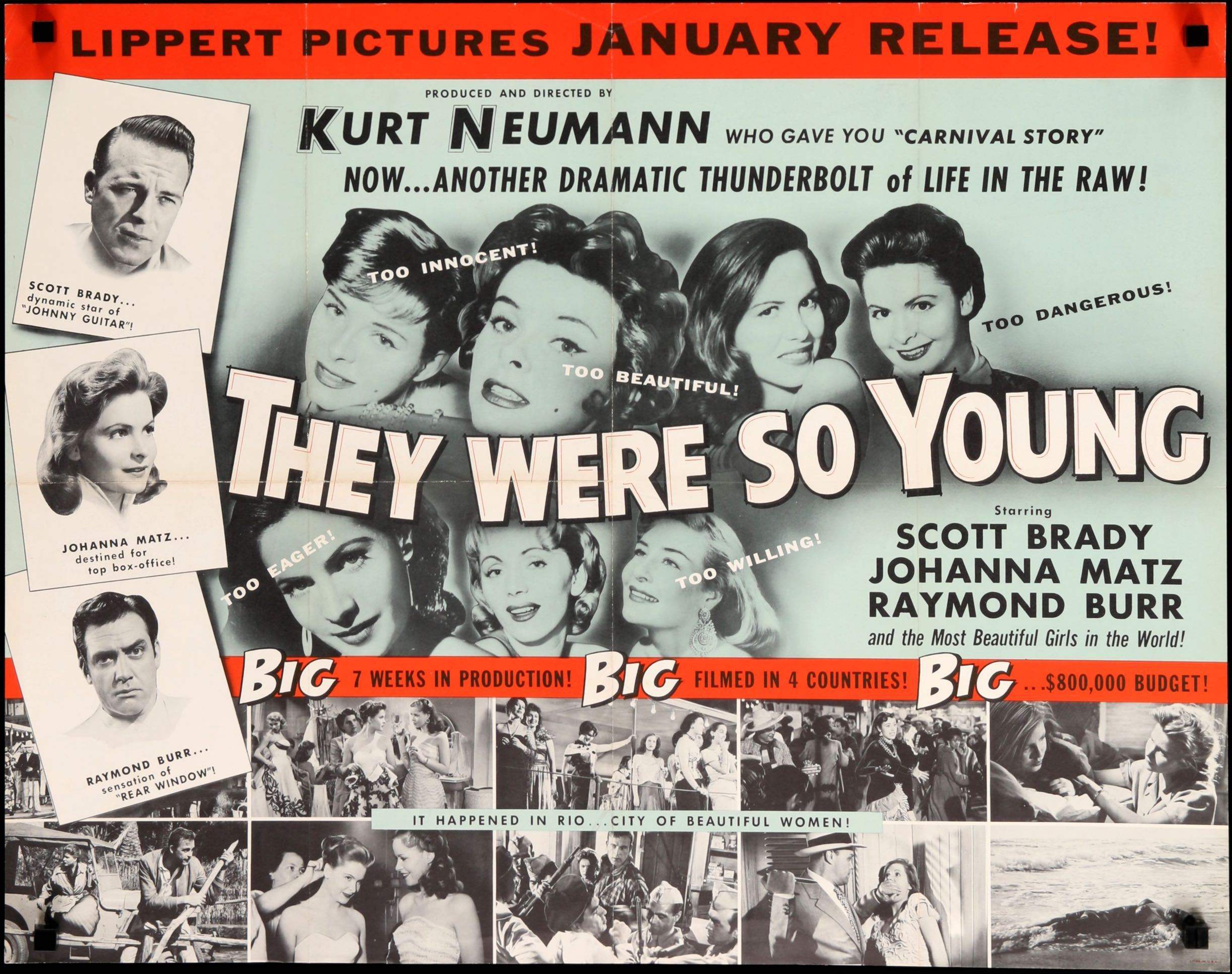 They Were So Young (1954) original movie poster for sale at Originalfilmart
