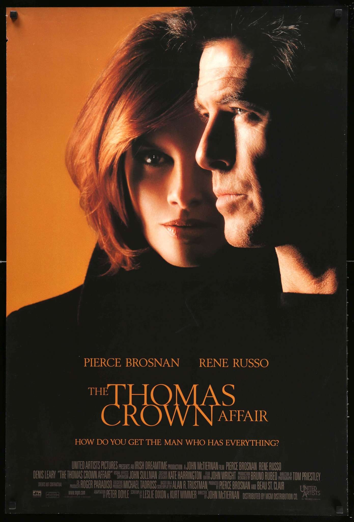 Thomas Crown Affair (1999) original movie poster for sale at Originalfilmart