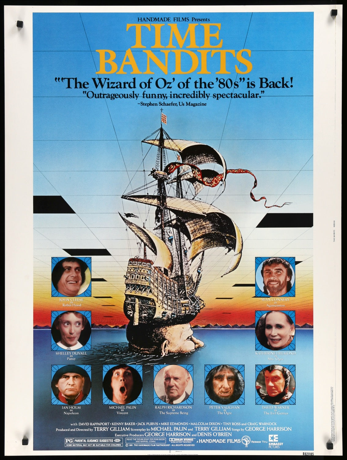 Time Bandits (1981) original movie poster for sale at Originalfilmart
