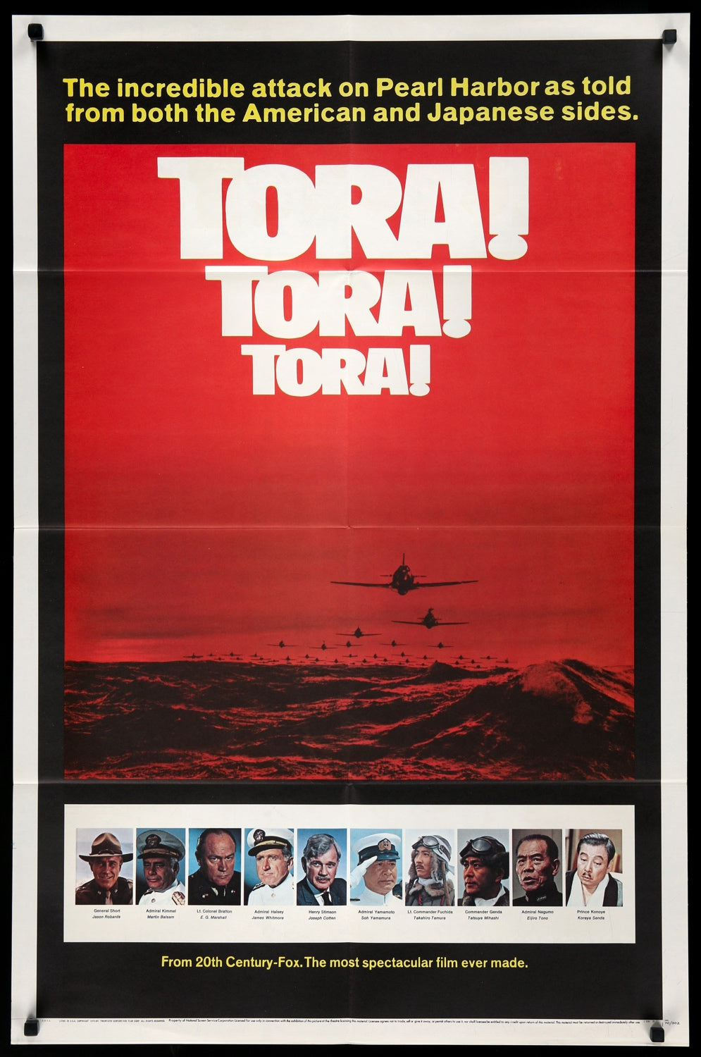 Tora Tora Tora (1970) original movie poster for sale at Originalfilmart