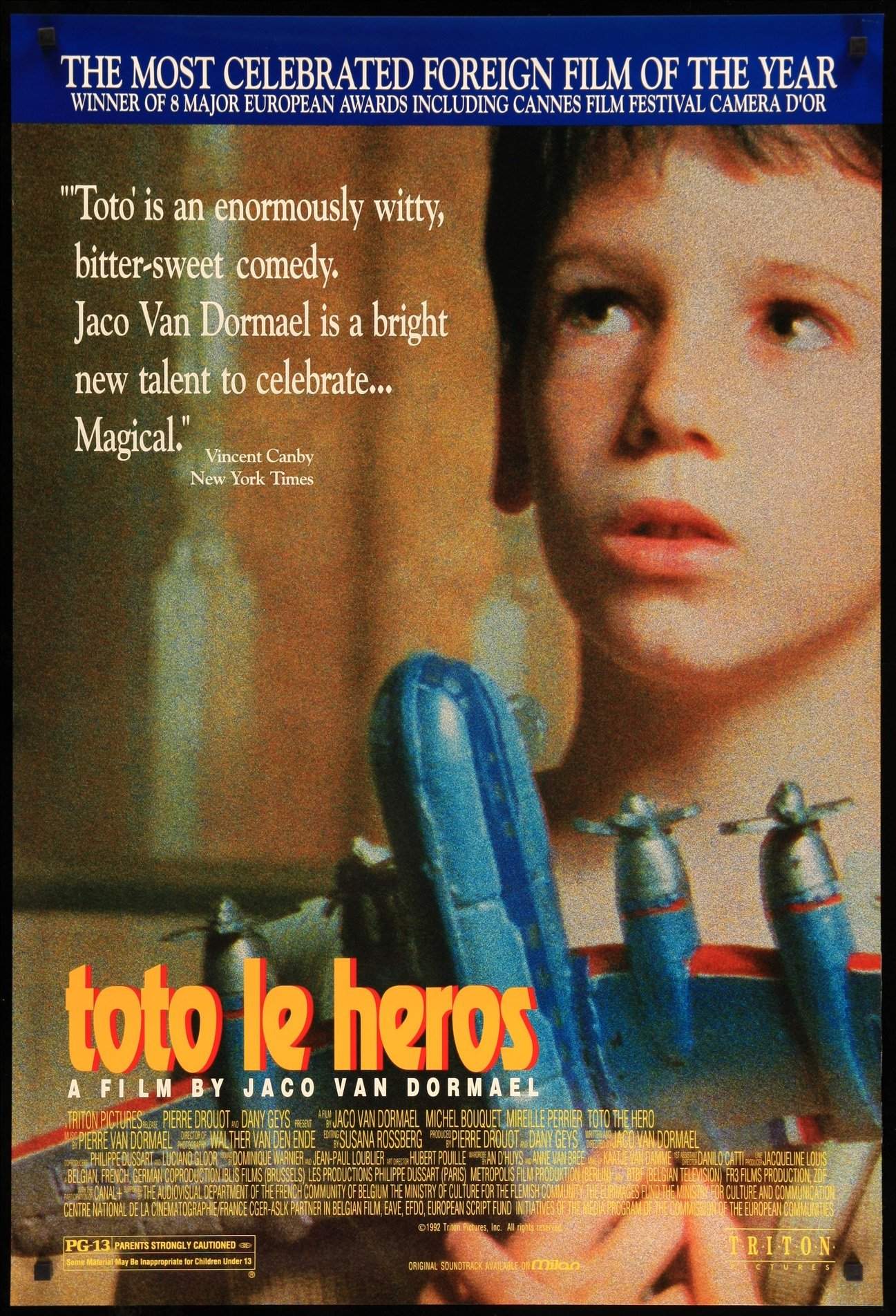 Toto the Hero (1991) original movie poster for sale at Originalfilmart