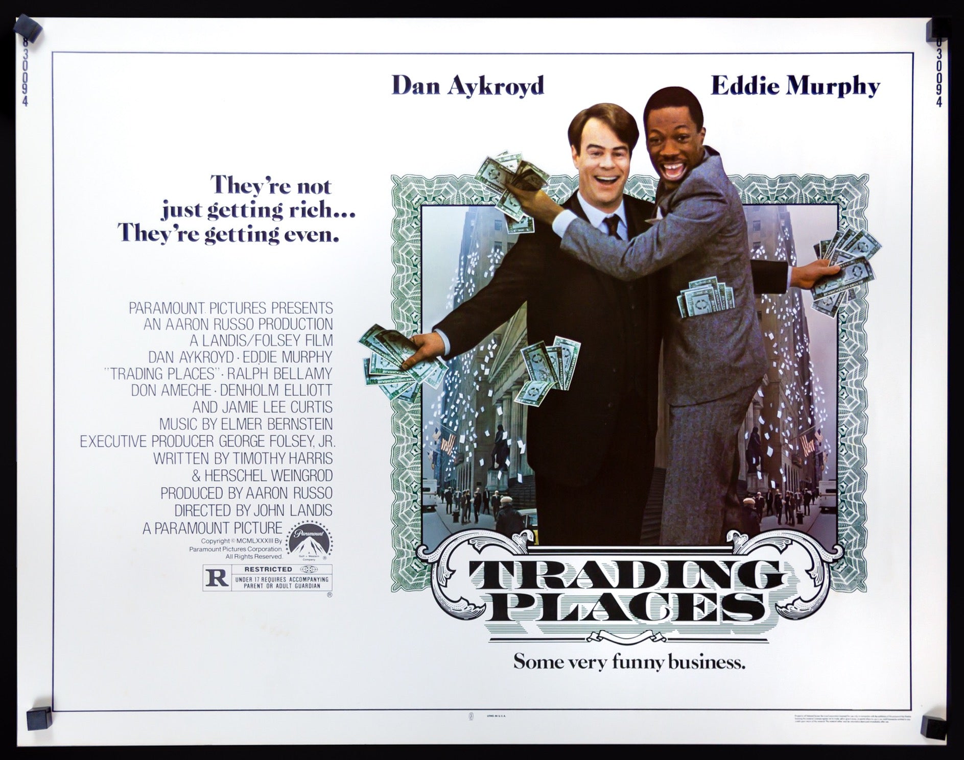 Trading Places (1983) original movie poster for sale at Originalfilmart