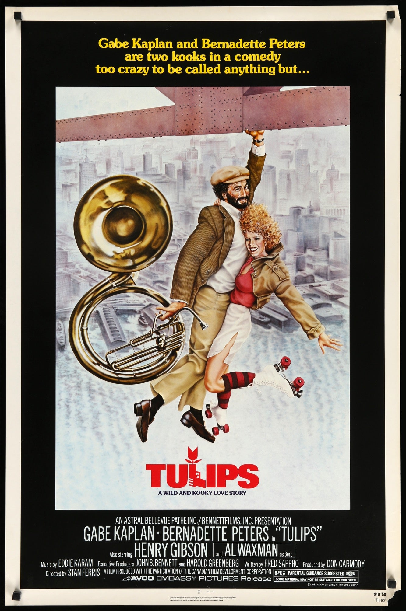 Tulips (1981) original movie poster for sale at Originalfilmart