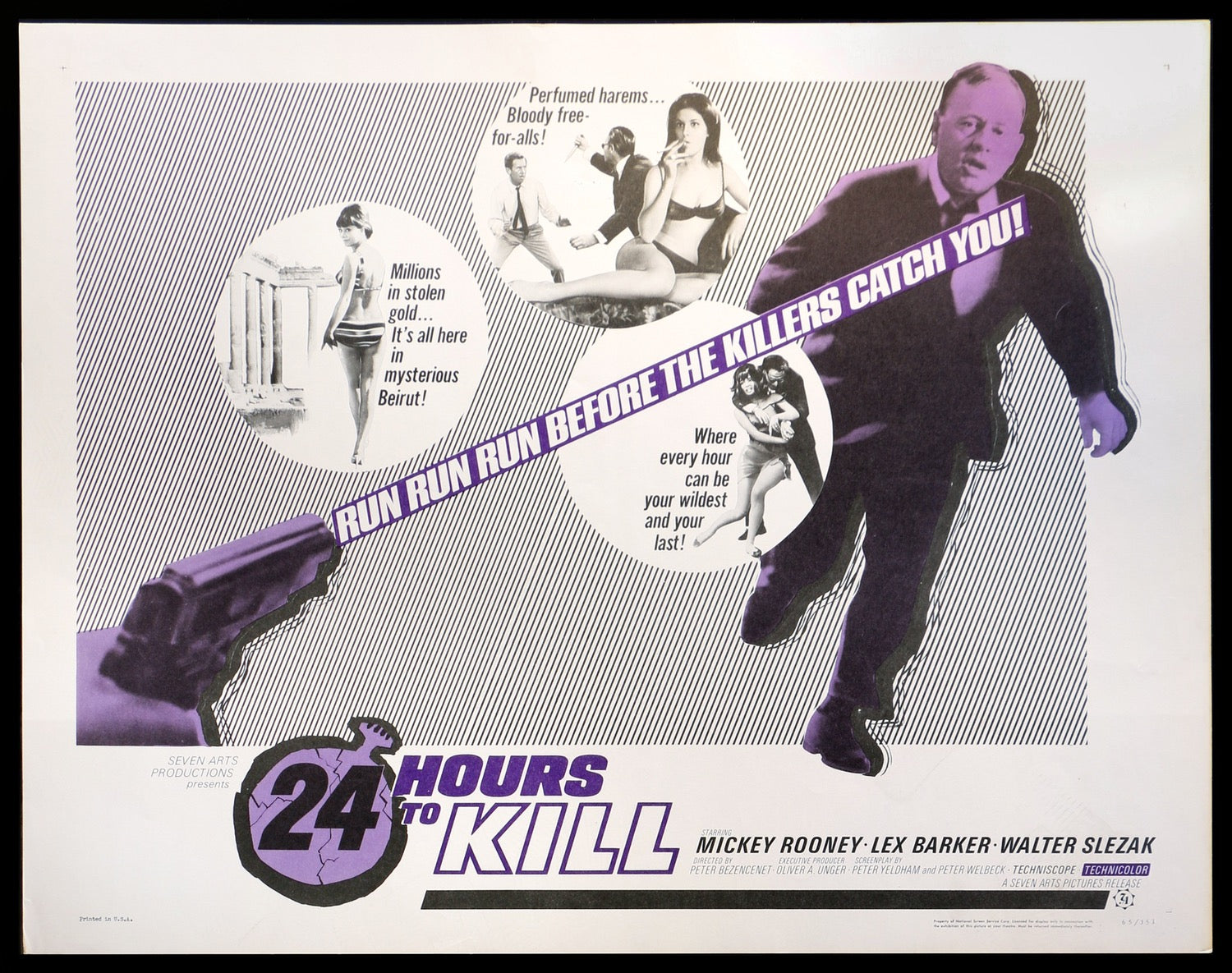 24 Hours to Kill (1965) original movie poster for sale at Originalfilmart