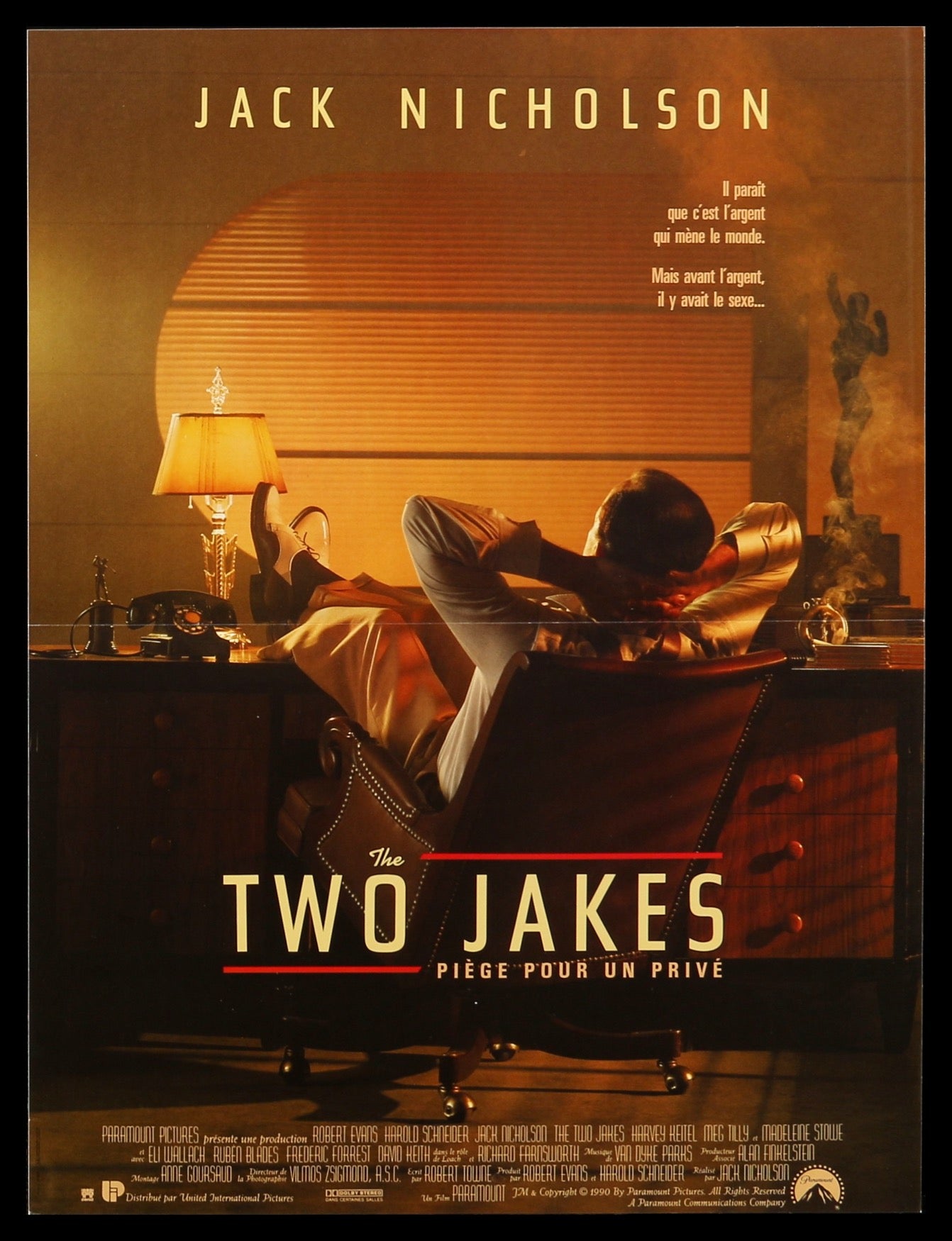 Two Jakes (1990) original movie poster for sale at Originalfilmart