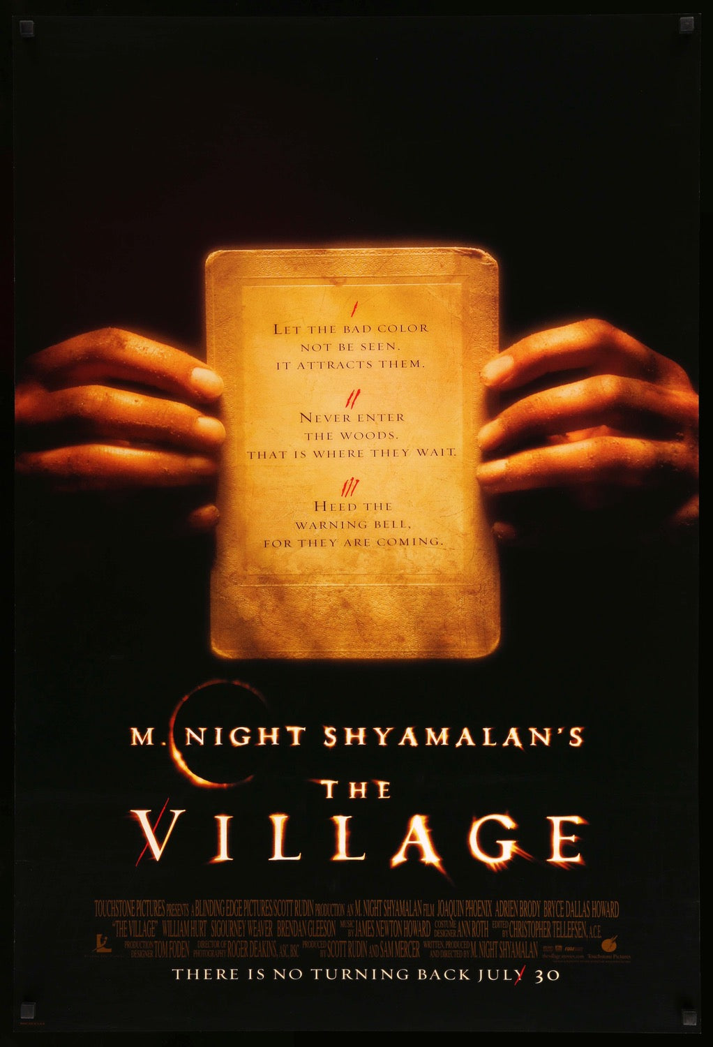 Village (2004) original movie poster for sale at Originalfilmart