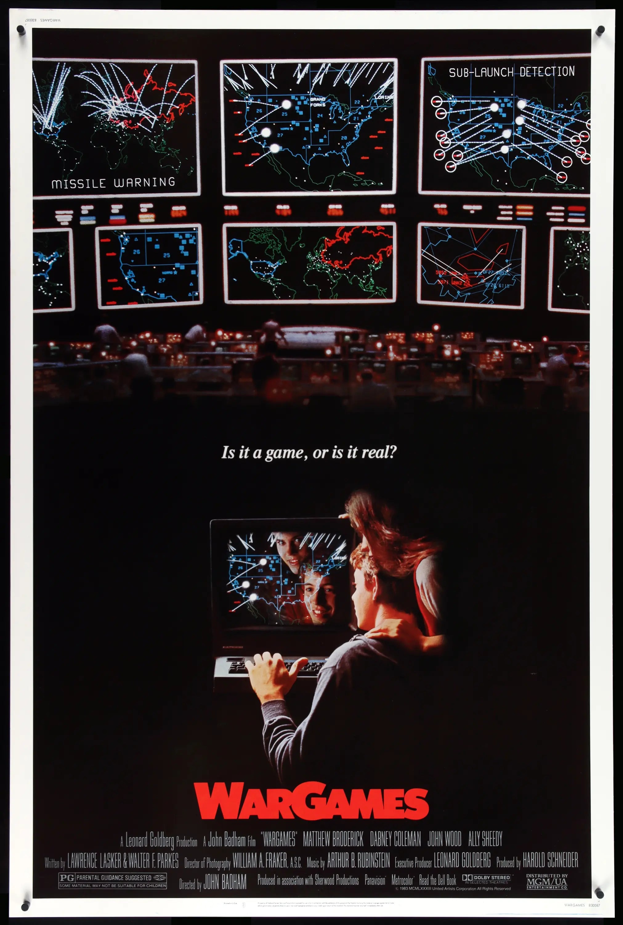 WarGames (1983) original movie poster for sale at Originalfilmart