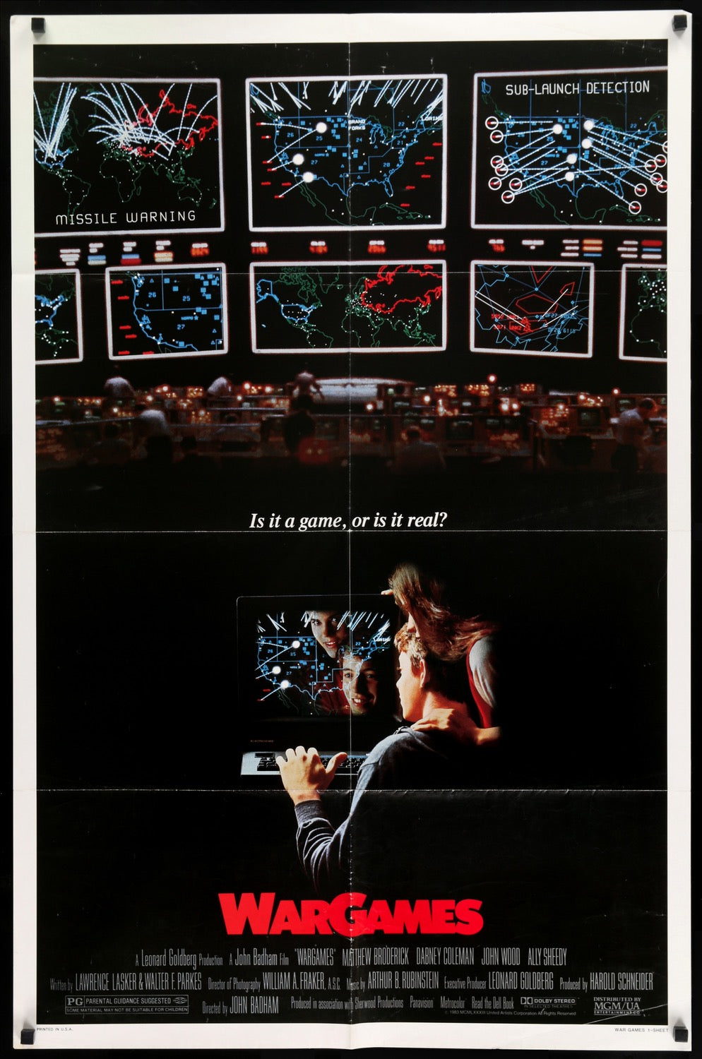 WarGames (1983) original movie poster for sale at Originalfilmart