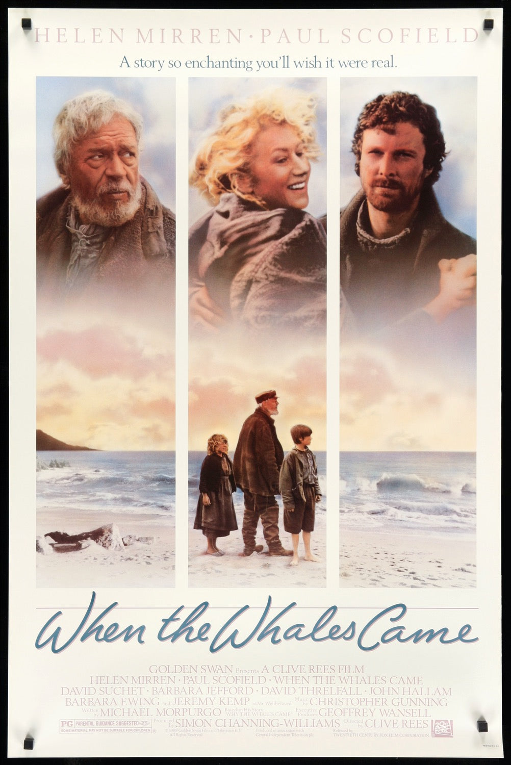 When The Whales Came (1989) original movie poster for sale at Originalfilmart