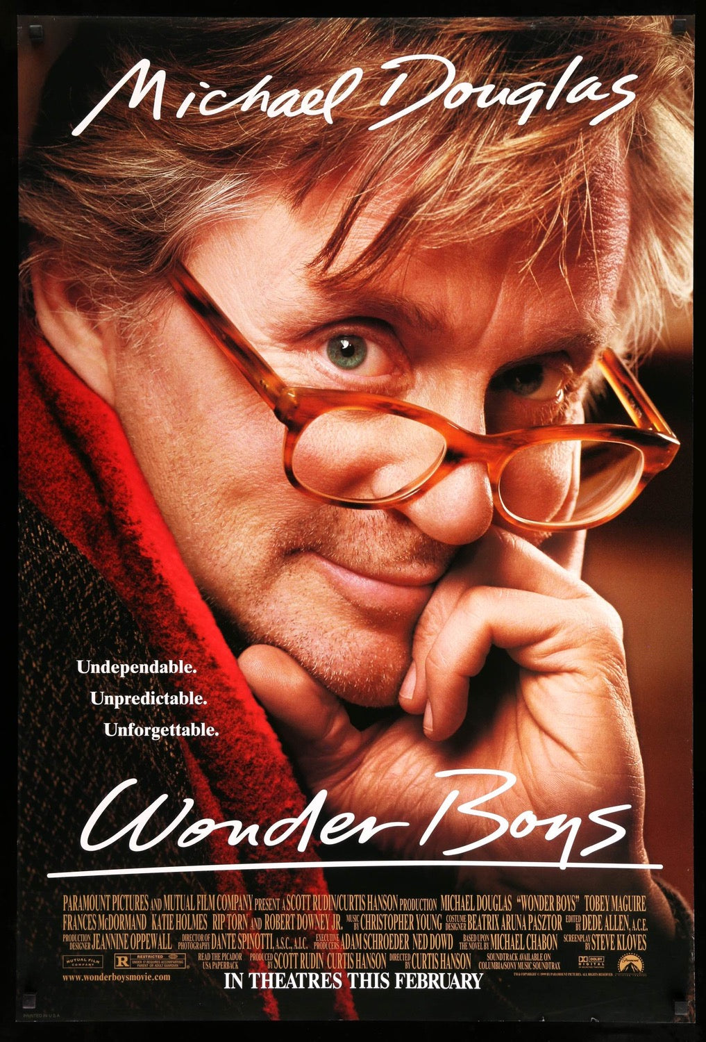 Wonder Boys (2000) original movie poster for sale at Originalfilmart