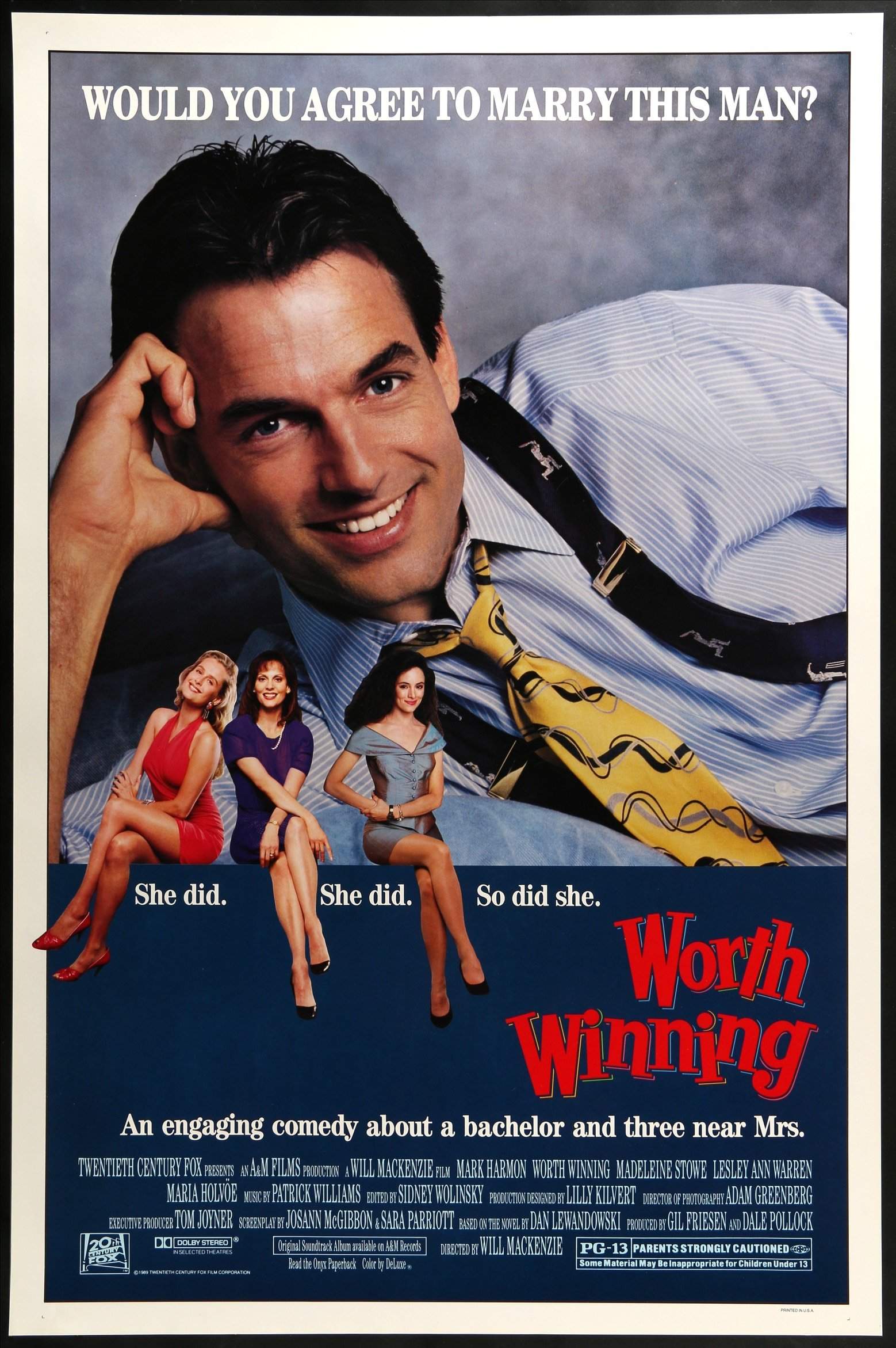 Worth Winning (1989) original movie poster for sale at Originalfilmart