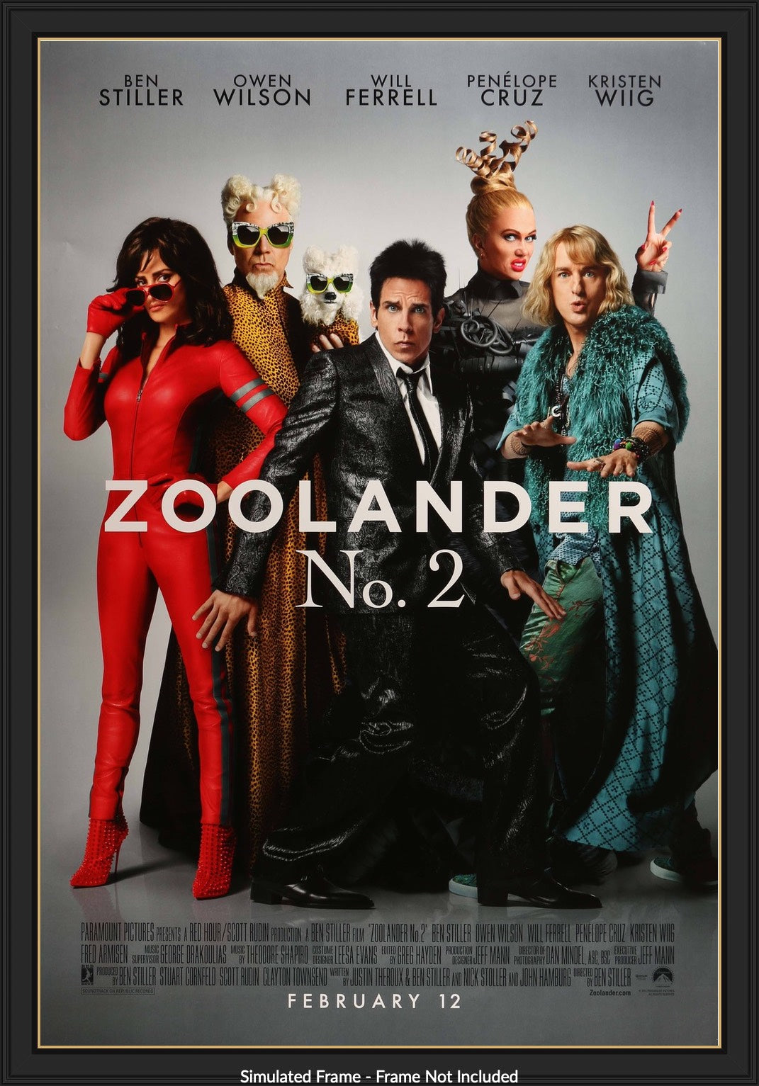 Zoolander No. 2 (2016) original movie poster for sale at Originalfilmart