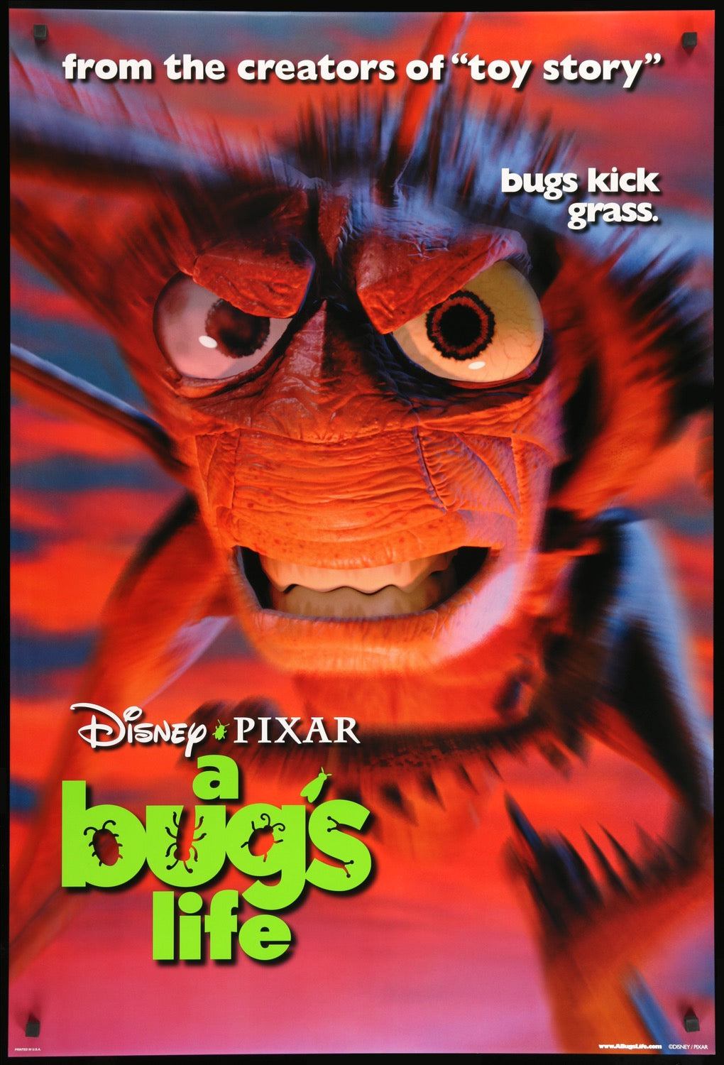 Bug's Life (1998) original movie poster for sale at Originalfilmart