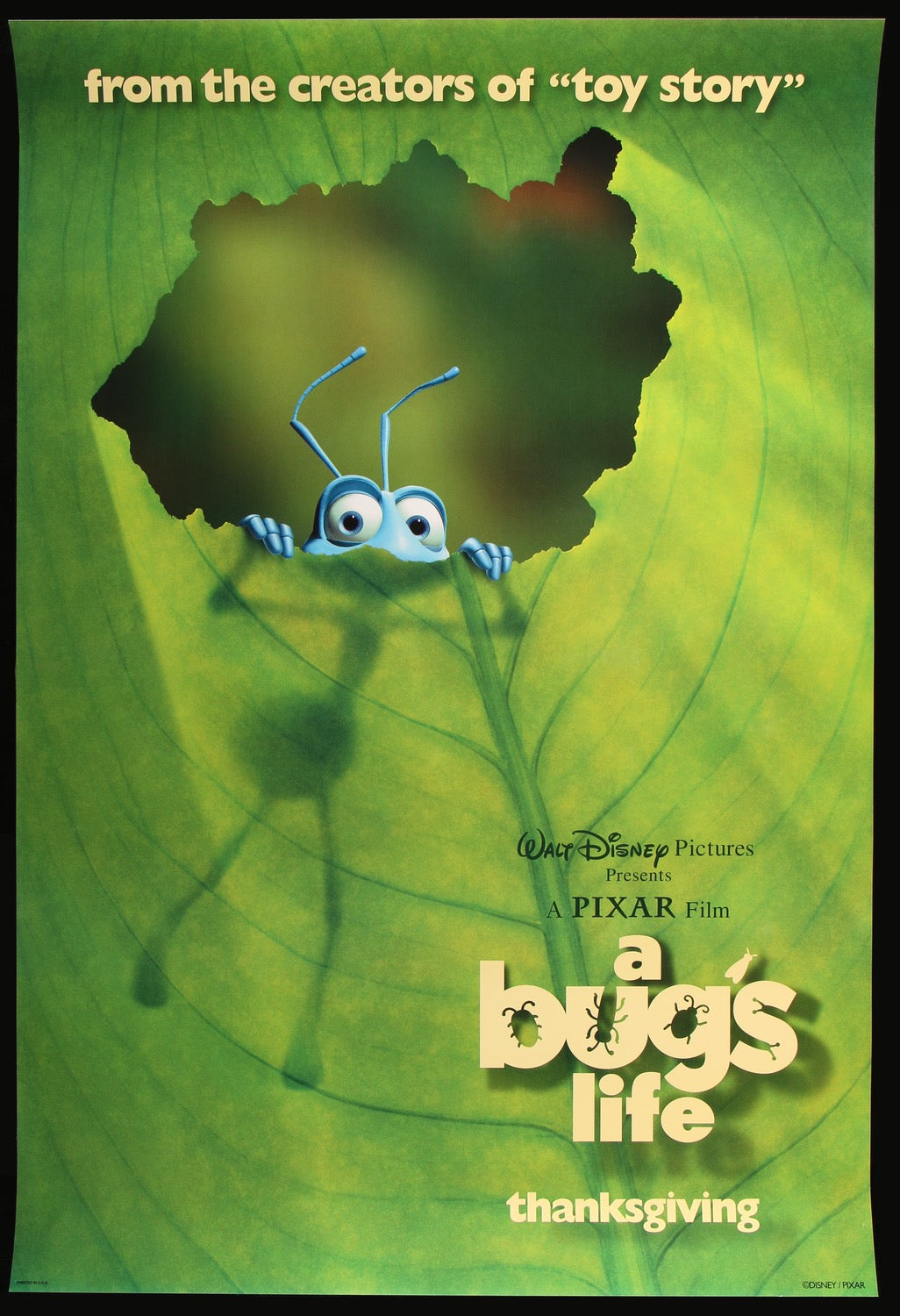 Bug's Life (1998) original movie poster for sale at Originalfilmart