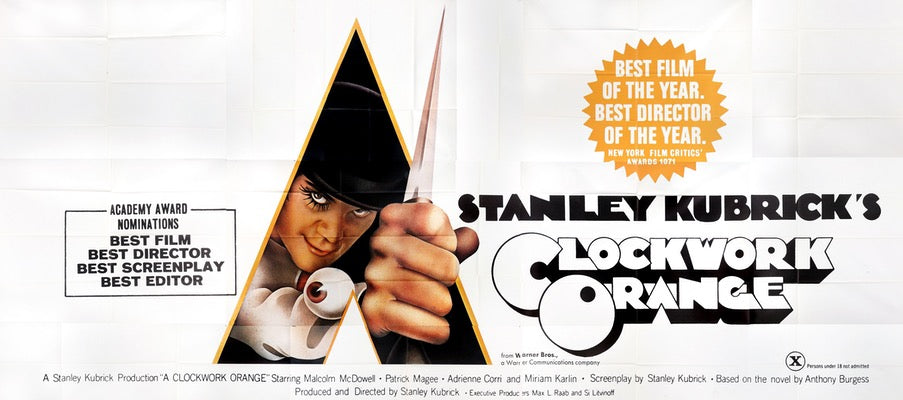 Clockwork Orange (1972) original movie poster for sale at Originalfilmart