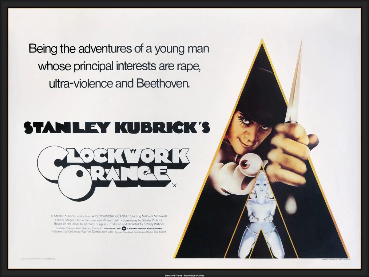 Clockwork Orange (1972) original movie poster for sale at Originalfilmart