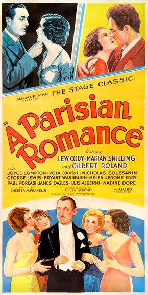 Parisian Romance (1932) original movie poster for sale at Originalfilmart
