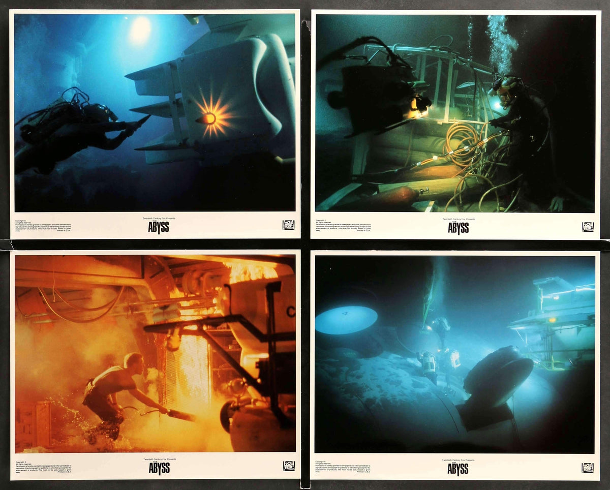 Abyss (1989) Lobby Cards - Set of 8 original movie poster for sale at Originalfilmart