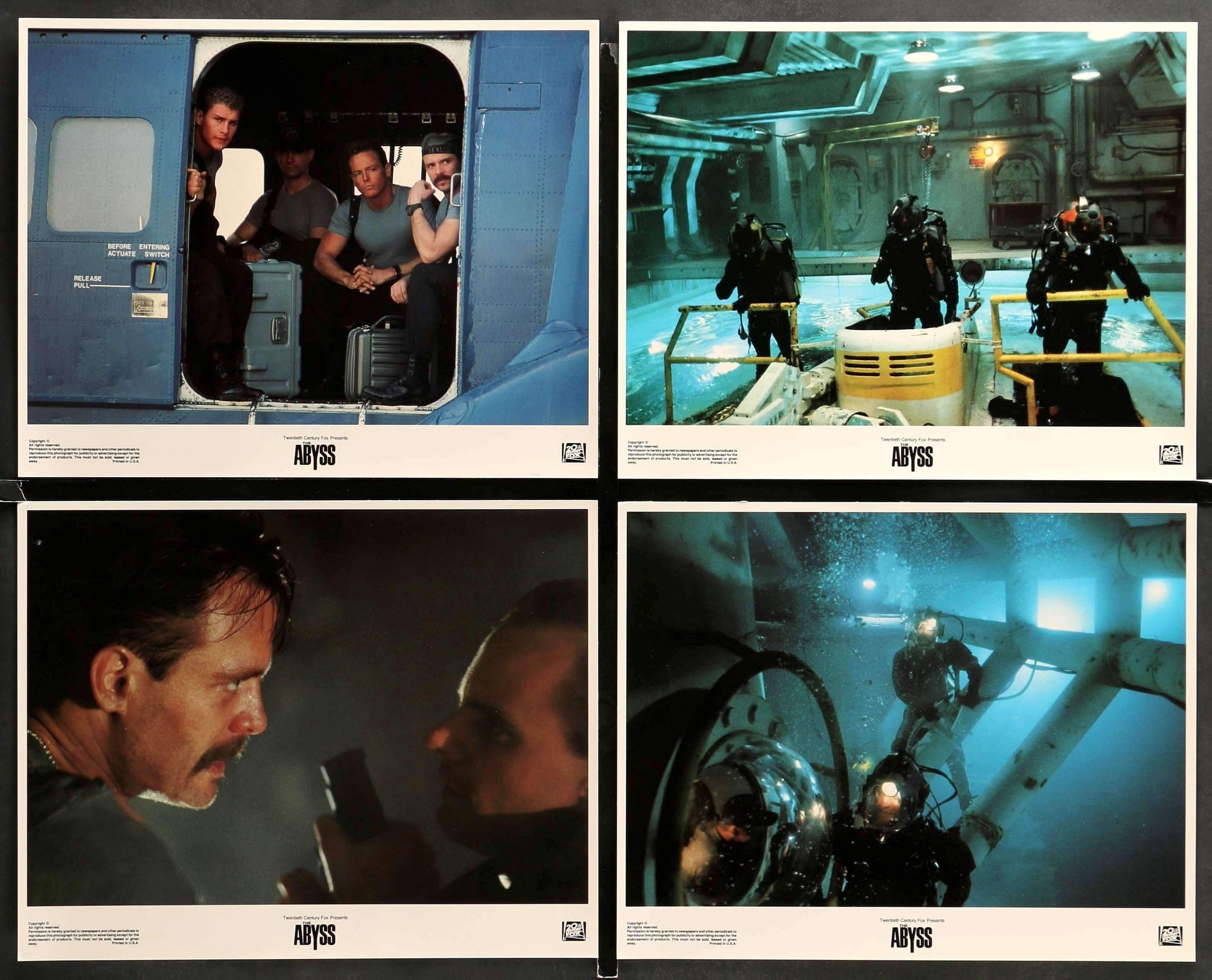 Abyss (1989) Lobby Cards - Set of 8 original movie poster for sale at Originalfilmart