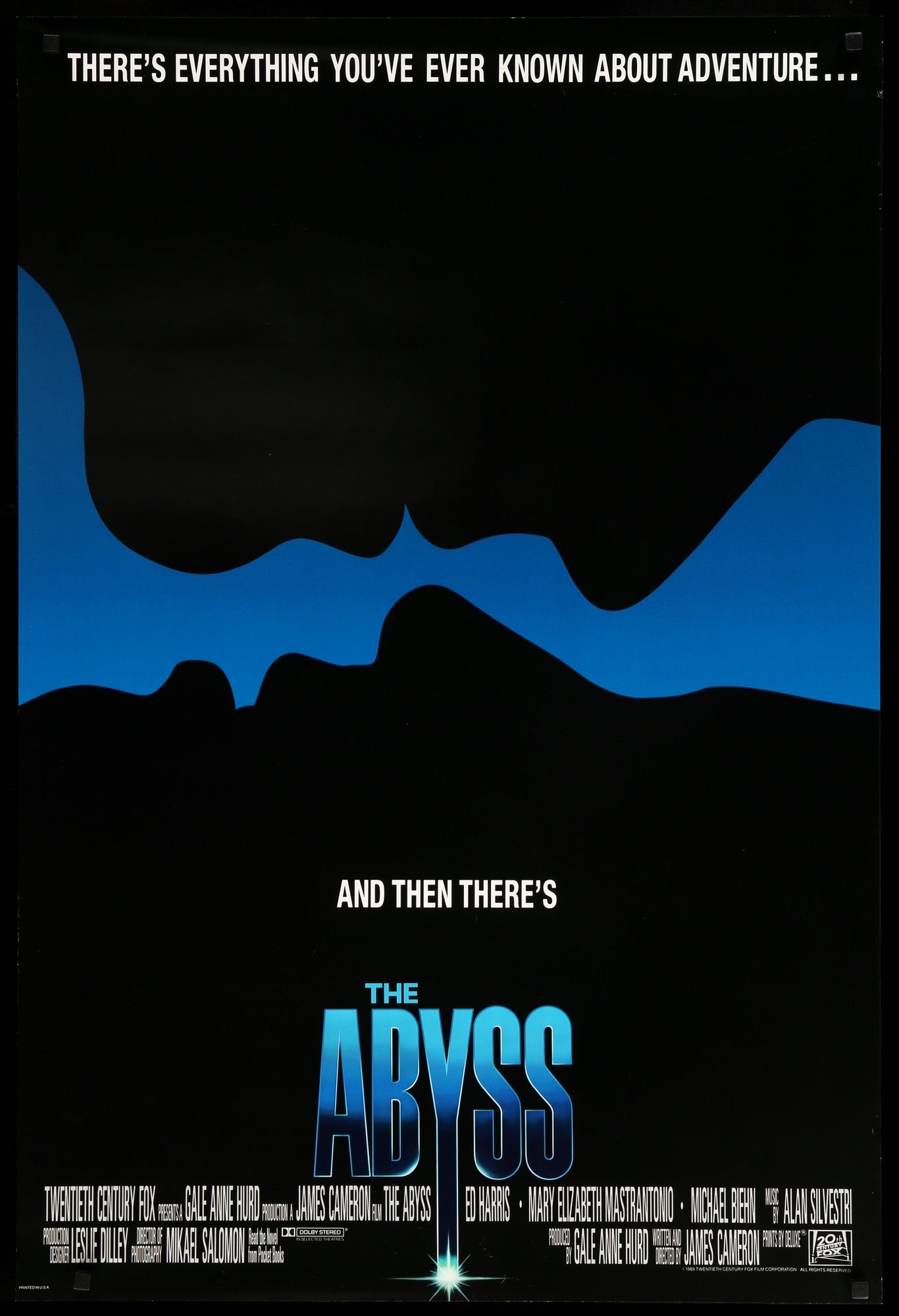 Abyss (1989) original movie poster for sale at Originalfilmart