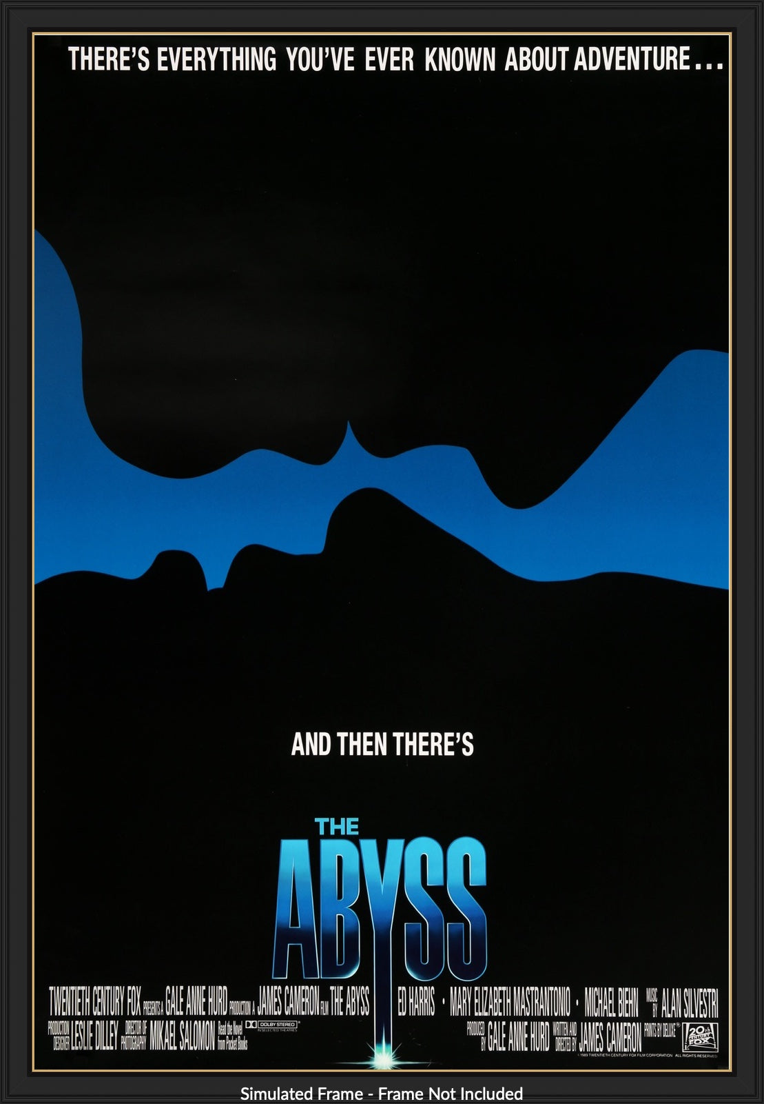 Abyss (1989) original movie poster for sale at Originalfilmart