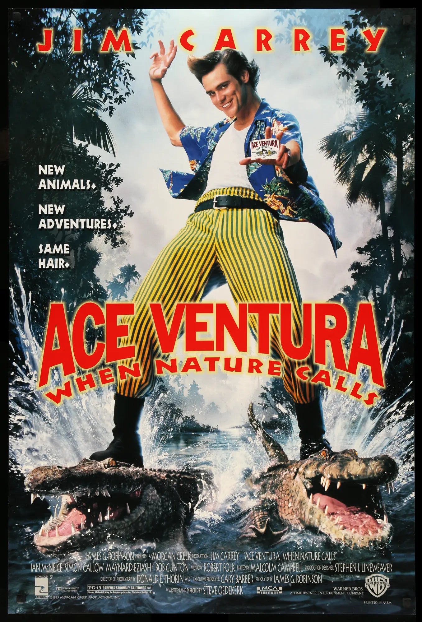 Ace Ventura - When Nature Calls (1995) original movie poster for sale at Originalfilmart