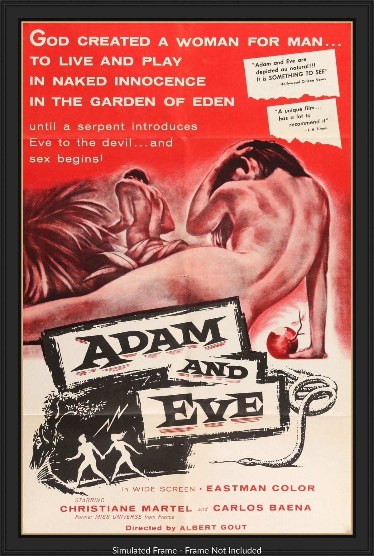 Adam and Eve (1956) original movie poster for sale at Originalfilmart