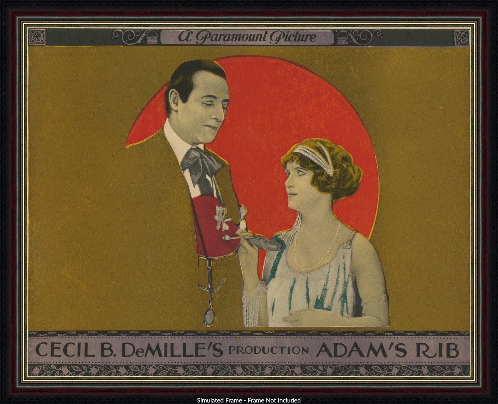 Adam's Rib (1923) original movie poster for sale at Originalfilmart