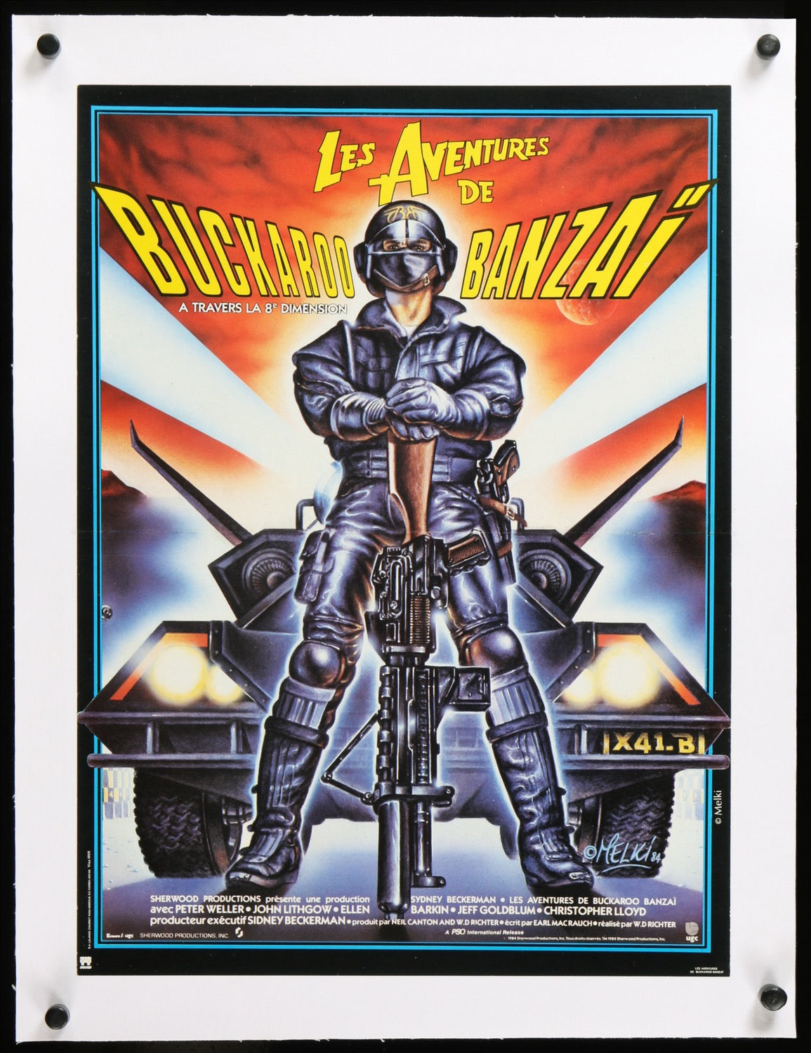 Adventures of Buckaroo Banzai (1984) original movie poster for sale at Originalfilmart