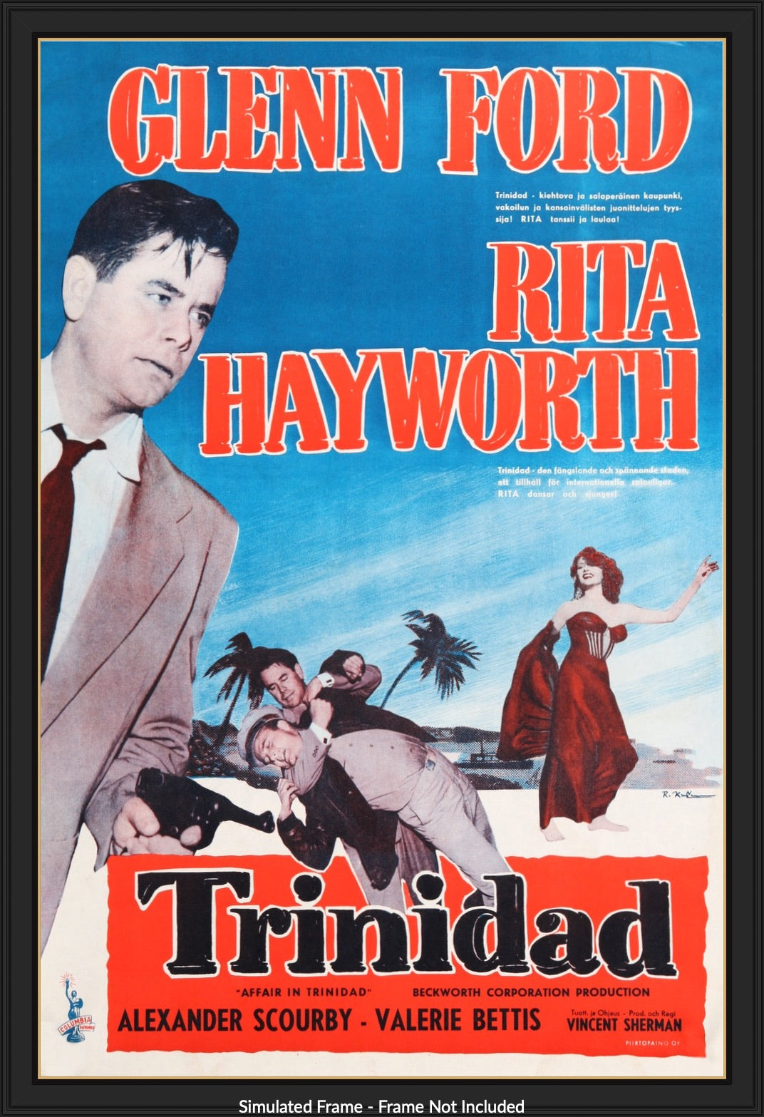 Affair in Trinidad (1952) original movie poster for sale at Originalfilmart