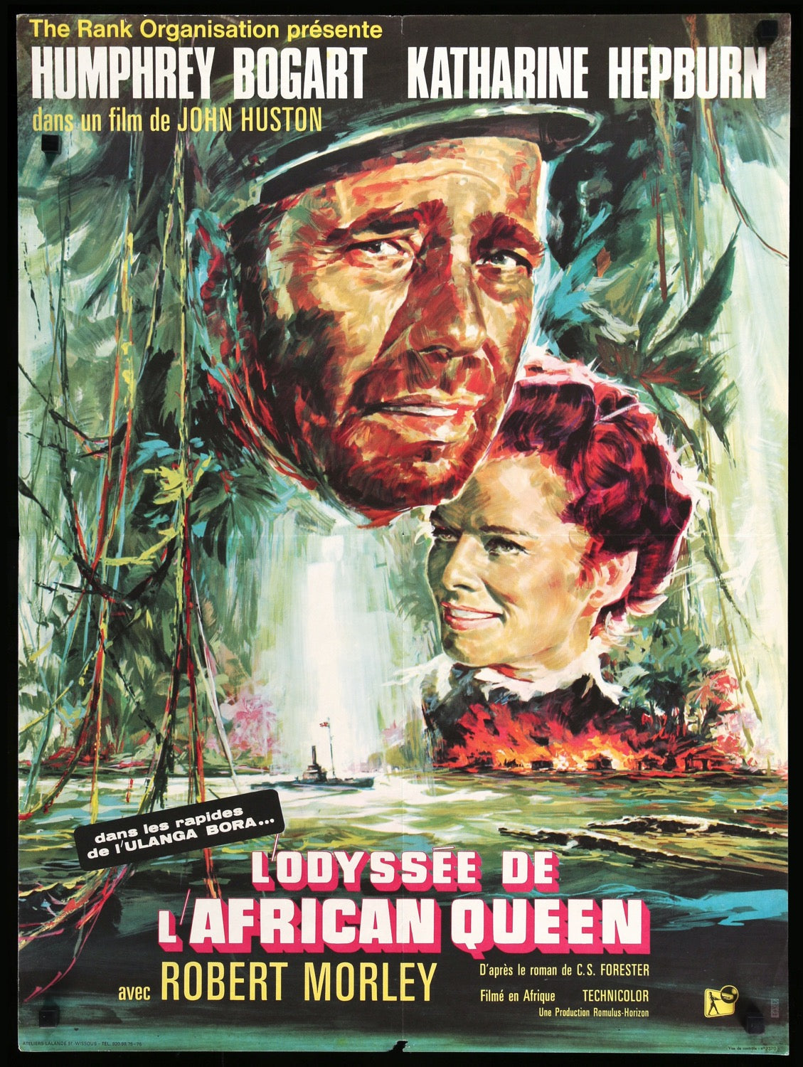 African Queen (1952) original movie poster for sale at Originalfilmart