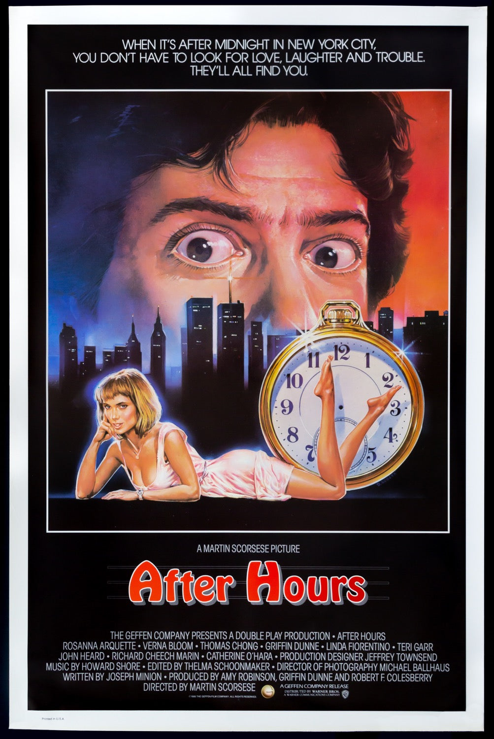 After Hours (1985) original movie poster for sale at Originalfilmart