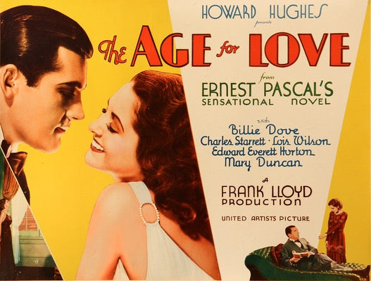 Age for Love (1931) original movie poster for sale at Originalfilmart