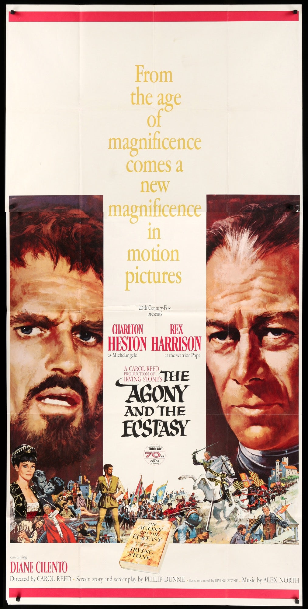 Agony and the Ecstasy (1965) original movie poster for sale at Originalfilmart