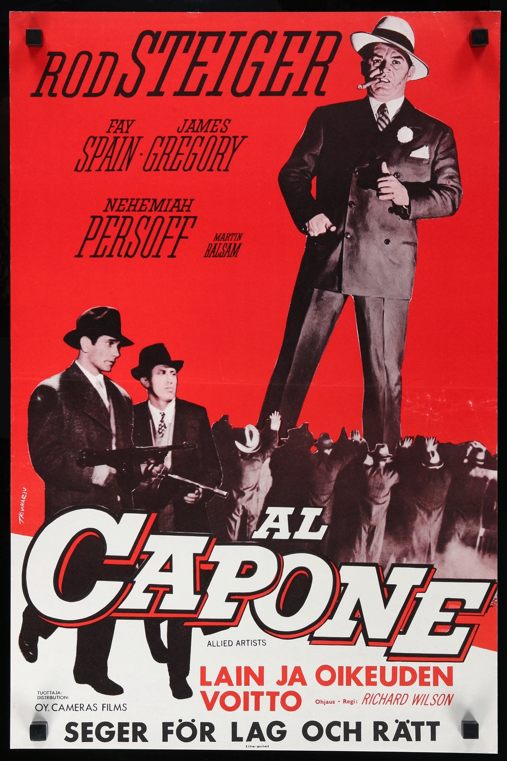 Al Capone (1959) original movie poster for sale at Originalfilmart