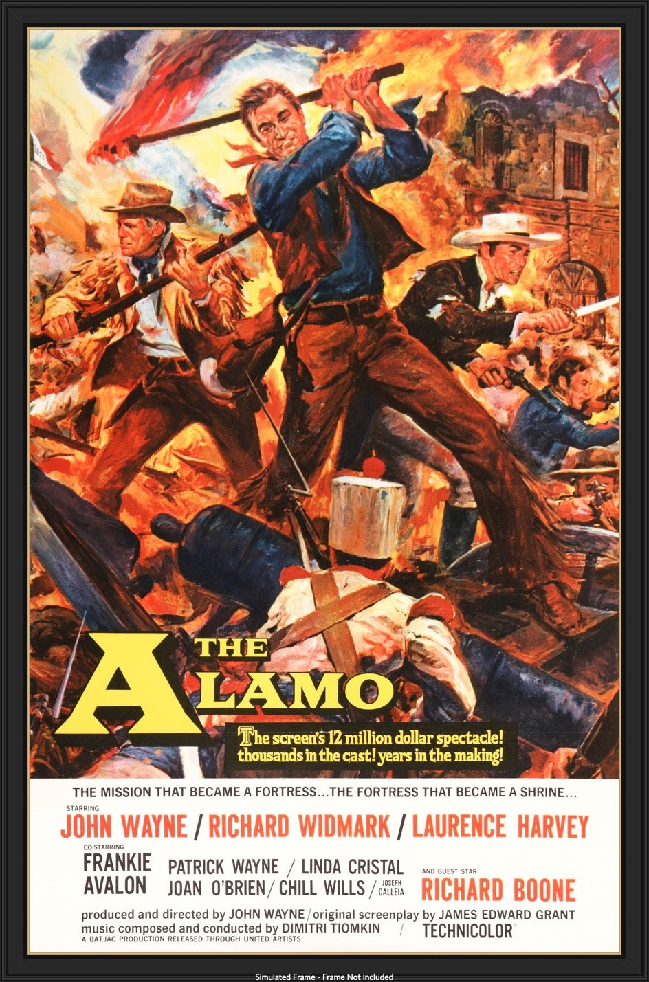 Alamo (1960) original movie poster for sale at Originalfilmart