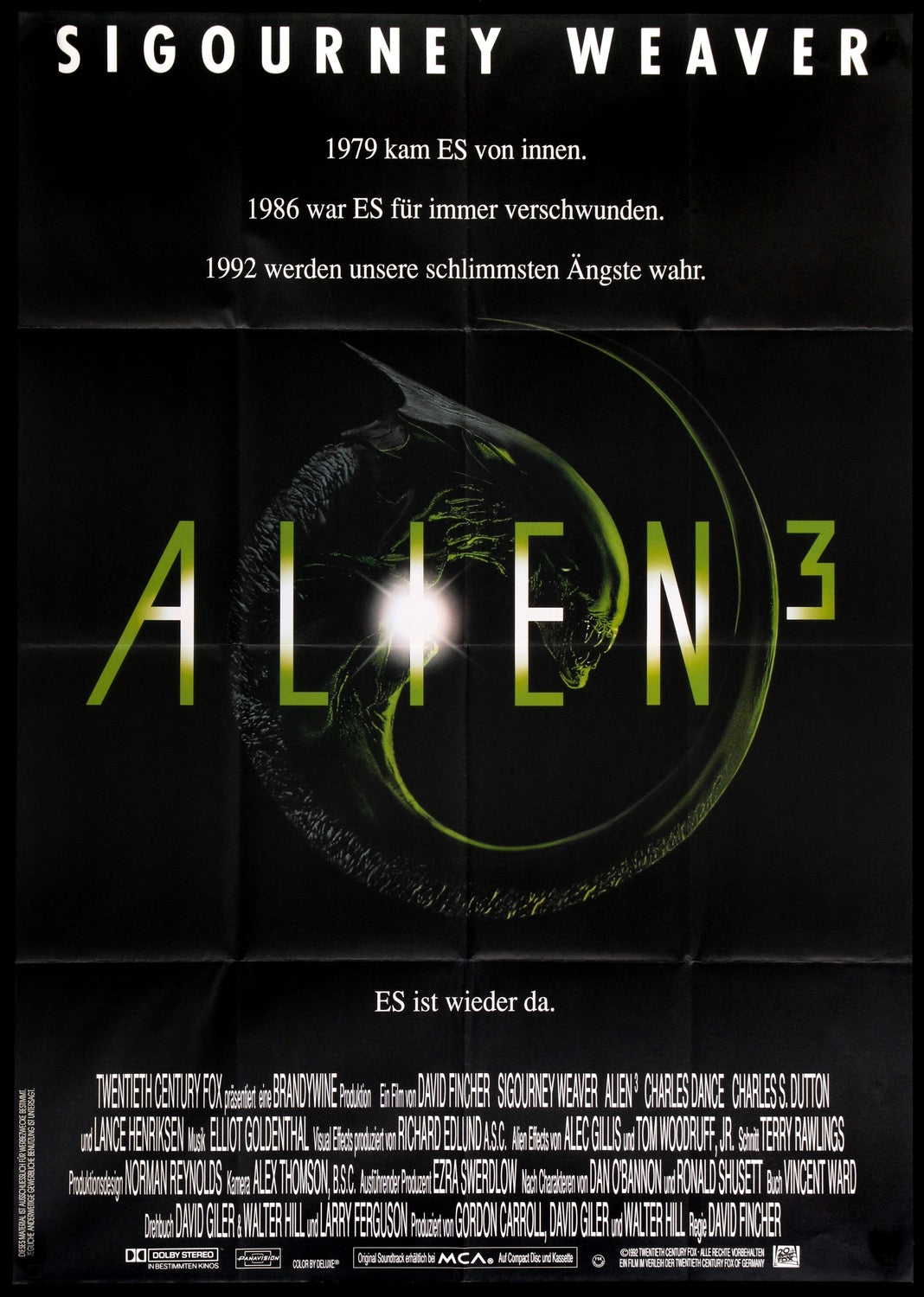Alien 3 (1992) original movie poster for sale at Originalfilmart