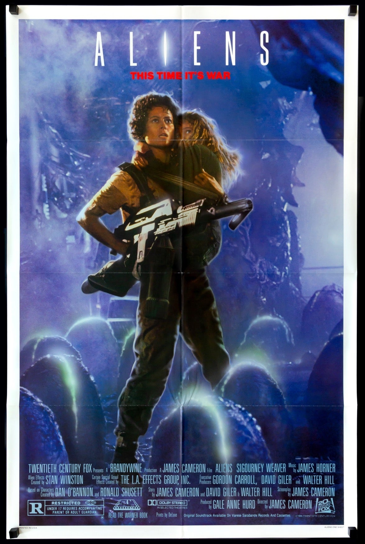 Aliens (1986) original movie poster for sale at Originalfilmart