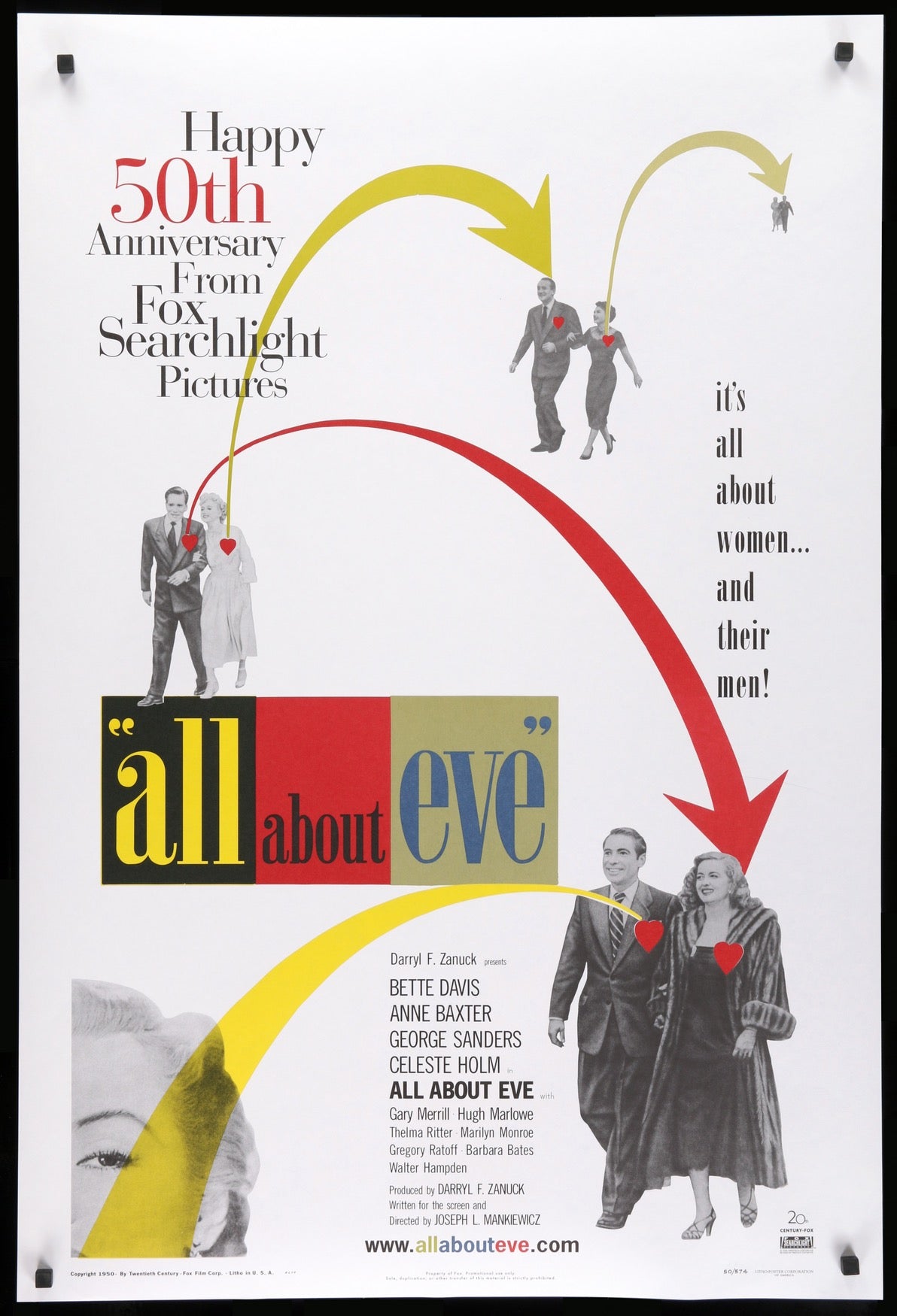 All About Eve (1950) original movie poster for sale at Originalfilmart