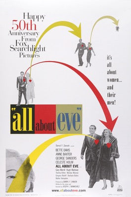 All About Eve (1950) original movie poster for sale at Originalfilmart