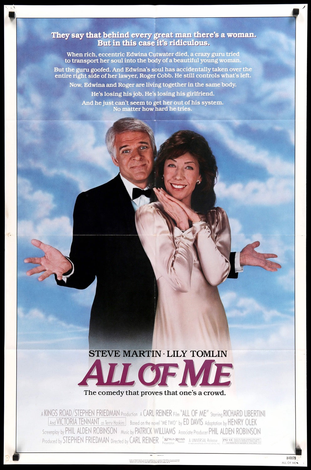 All of Me (1984) original movie poster for sale at Originalfilmart